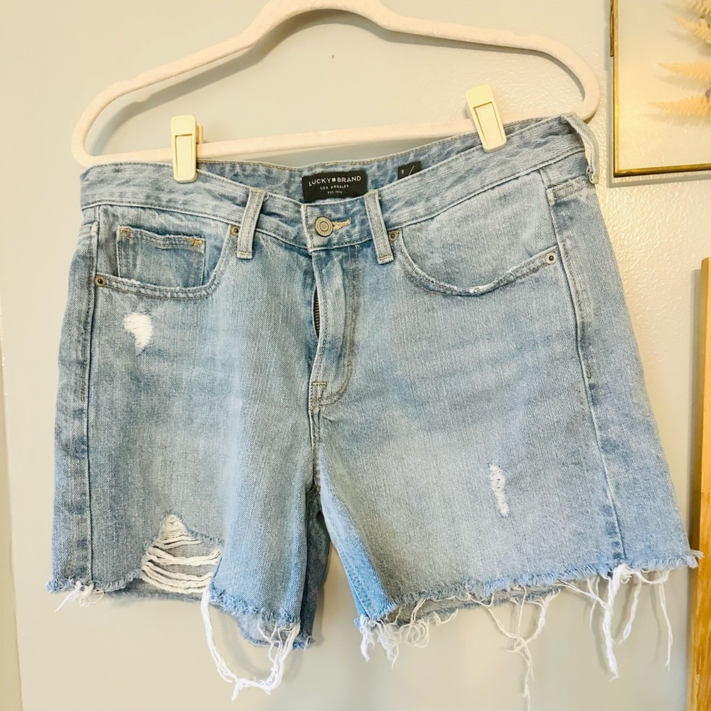 Lucky Brand High Waisted Boyfriend Shorts